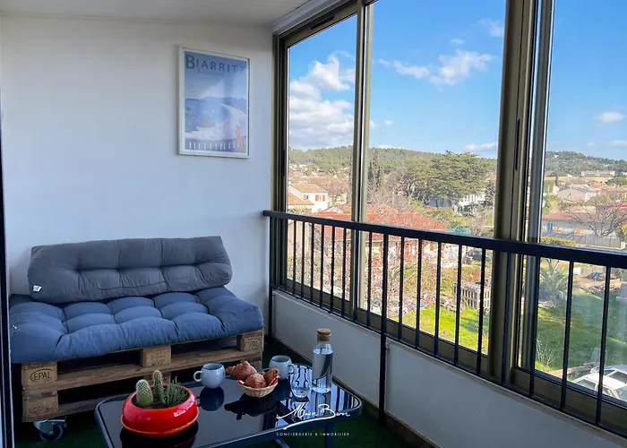 Appartement Lumineux 4 Couchages Avec Terrasse à 500m De La Plage, Parking Gratuit