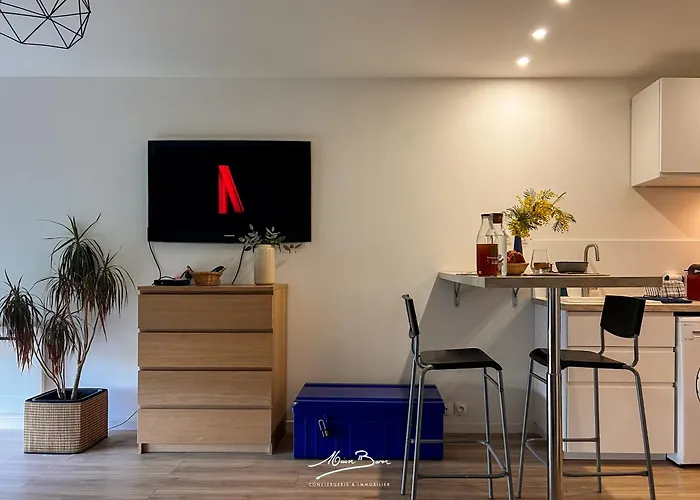 Lumineux 4 Couchages Avec Terrasse à 500m De La Plage, Parking Gratuit *