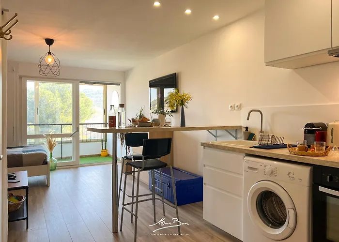 Appartement Lumineux 4 Couchages Avec Terrasse à 500m De La Plage, Parking Gratuit