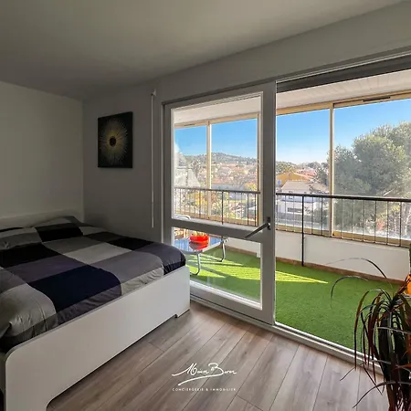 Lumineux 4 Couchages Avec Terrasse A 500m De La Plage, Parking Gratuit * Six-Fours-les-Plages