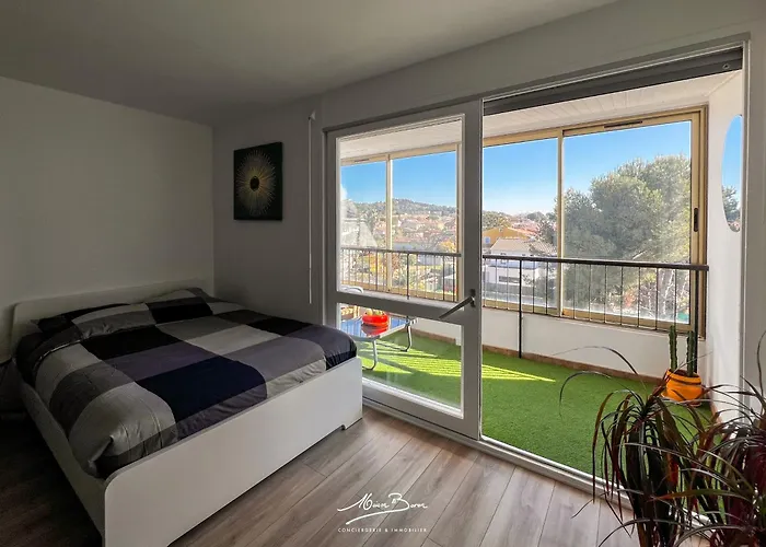 Lumineux 4 Couchages Avec Terrasse A 500m De La Plage, Parking Gratuit * Six-Fours-les-Plages